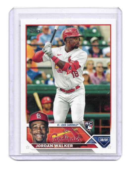 2023 Topps Jordan Walker Card RC St. Louis Cardinals #344