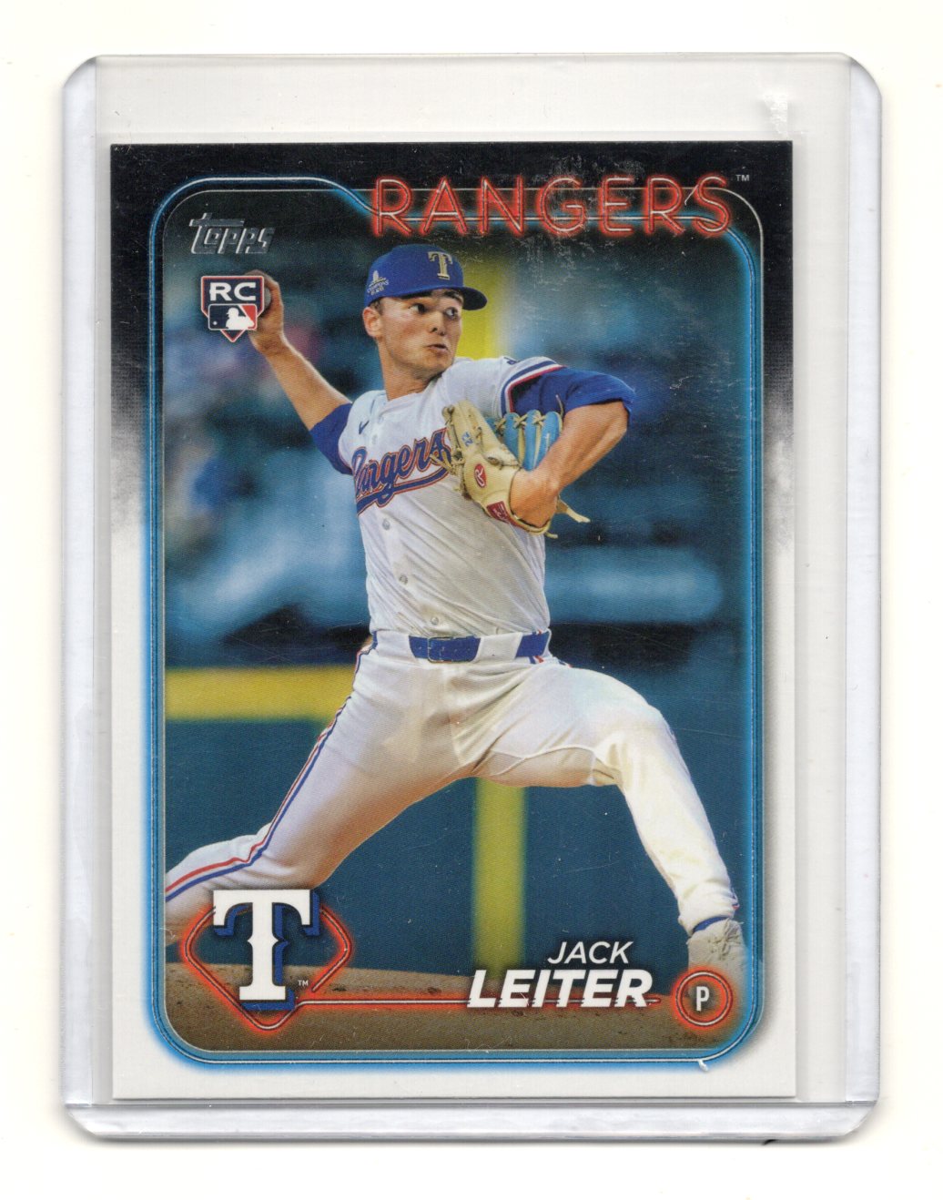 2024 Topps Update Jack Leiter Card RC Texas Rangers #US156