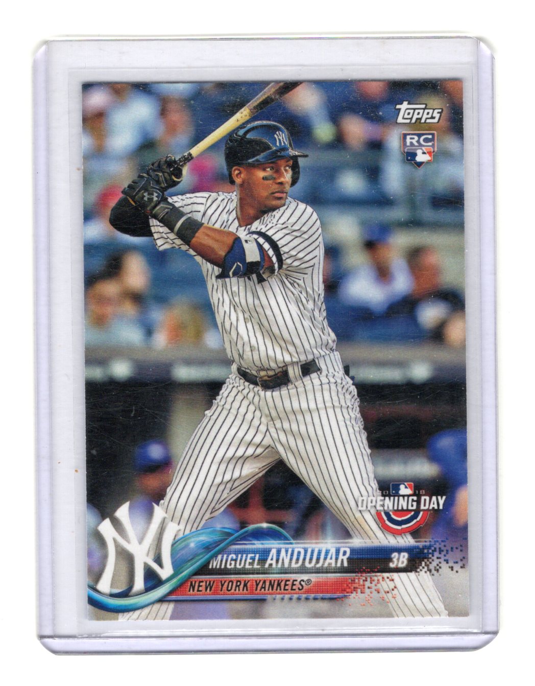 2018 Topps Opening Day Miguel Andujar Card RC New York Yankees #137