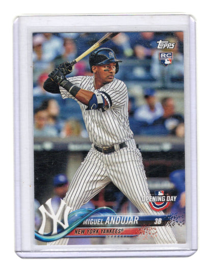 2018 Topps Opening Day Miguel Andujar Card RC New York Yankees #137