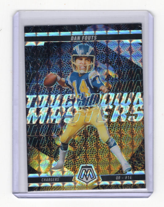 2025 Panini Mosaic Dan Fouts Card Touchdown Masters Mosaic  Chargers