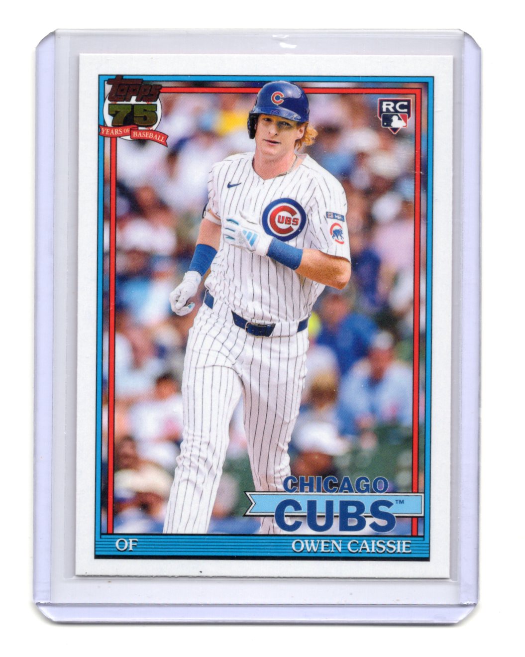 2026 Topps Owen Caissie  1991 Topps Baseball 35th Anniversary Series One Cubs