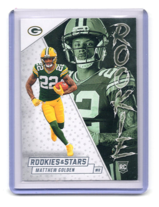 2025 Panini Rookies & Stars Matthew Golden Card Rookie Exclusive  Packers #15