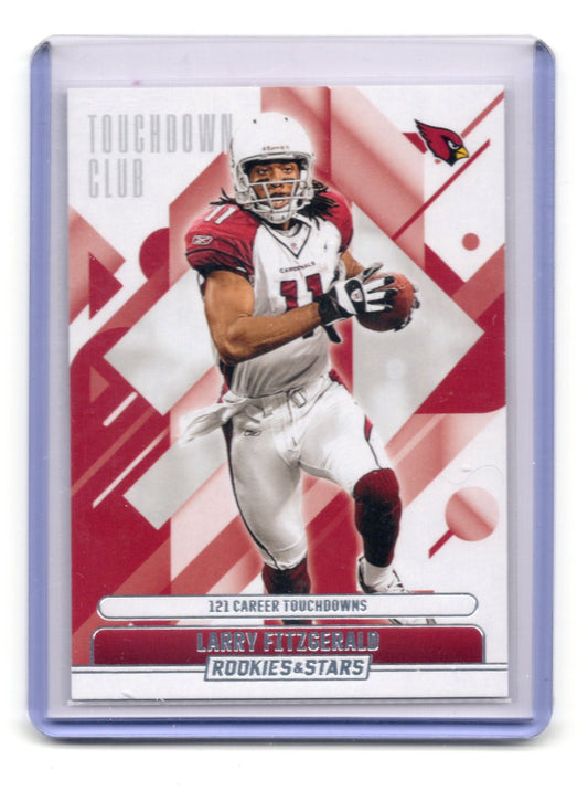 2025 Panini Rookies & Stars Larry Fitzgerald Card Touchdown Club Arizona