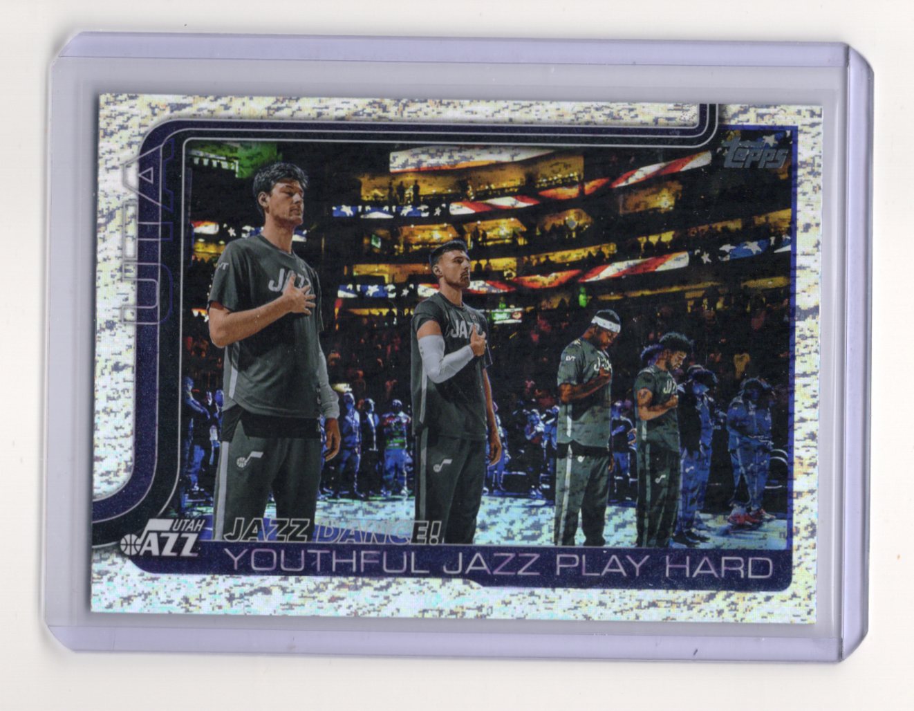 2025 Topps Basketball Jazz Dance! Youthful Jazz Play Hard  Foil #290