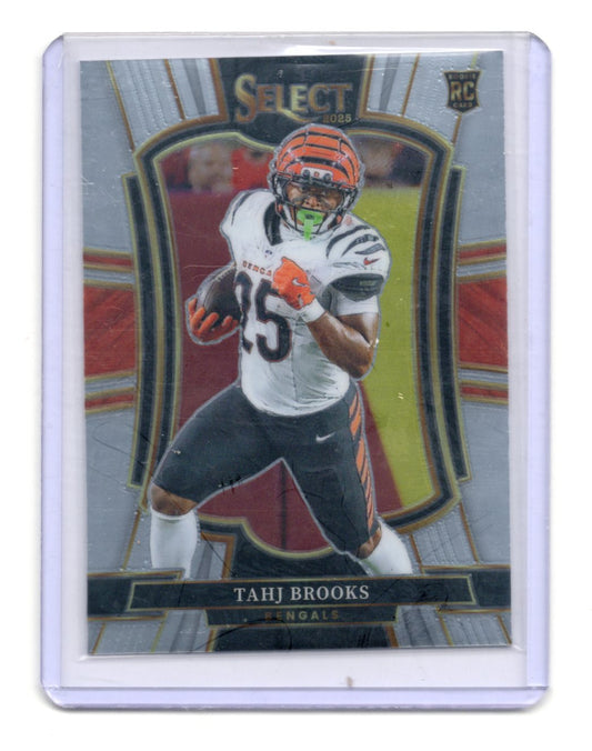 2025 Panini Select Tahj Brooks Card Cincinnati Bengals #158