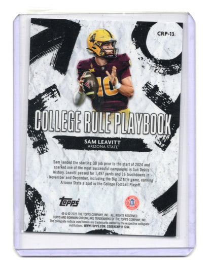 2025 Bowman University LaNorris Sellers College Rule Playbook Blue Refractor