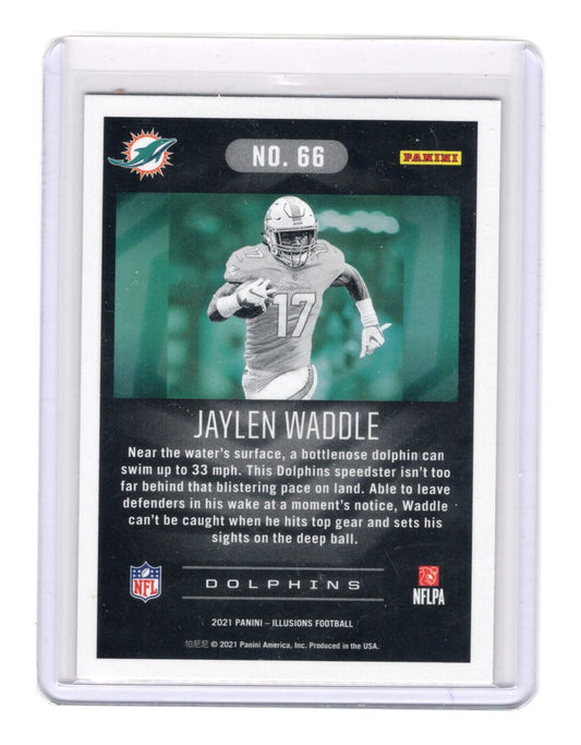 2021 Panini Illusions Jaylen Waddle Card Retail RC Miami Dolphins #66