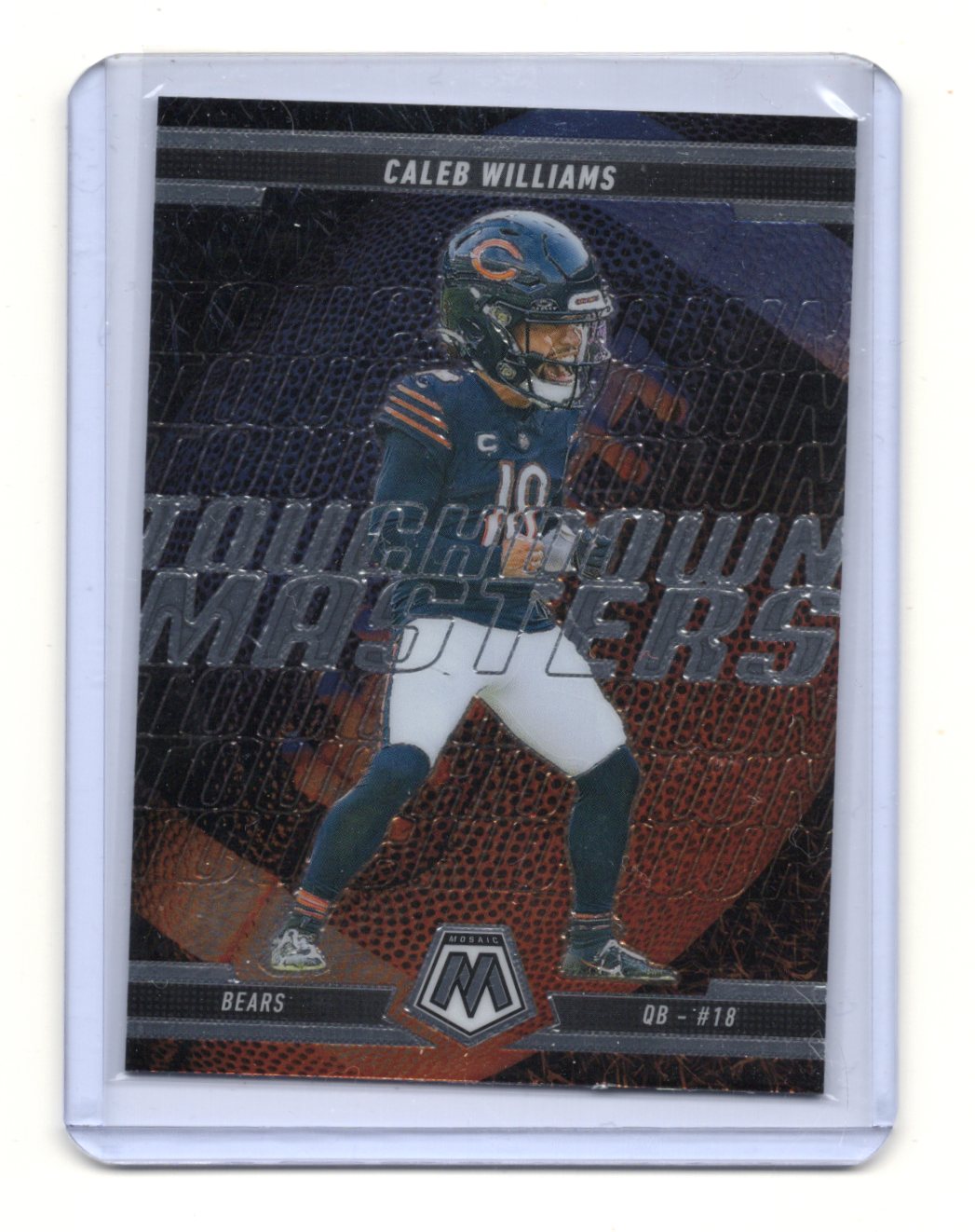 2025 Panini Mosaic Caleb Williams Card Touchdown Masters Chicago Bears #13