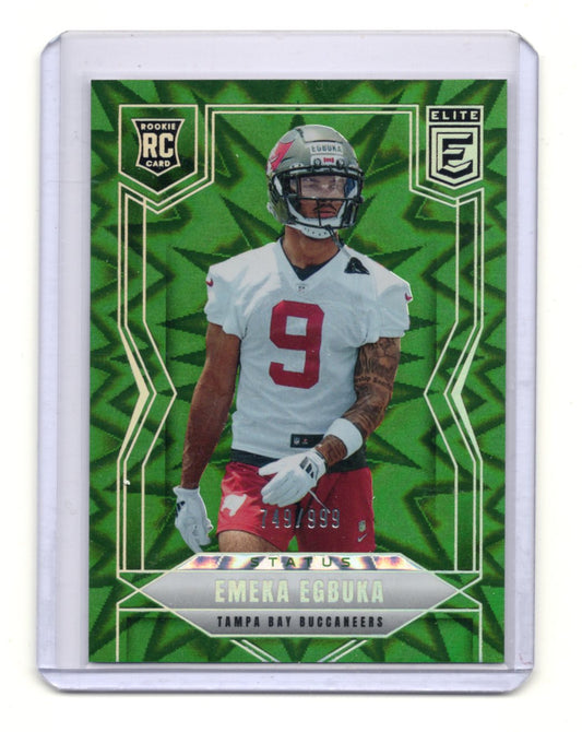 2025 Donruss Elite Emeka Egbuka Status Explosion /999 #102 RC Buccaneers