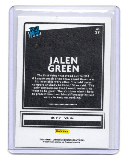 2021 Panini Chronicles Draft Picks Jalen Green Card NBA G League Ignite #29