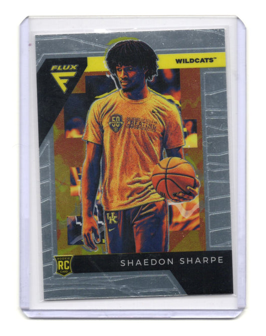 2022 Panini Chronicles Draft Picks Shaedon Sharpe Card Flux Silver Wildcats #8