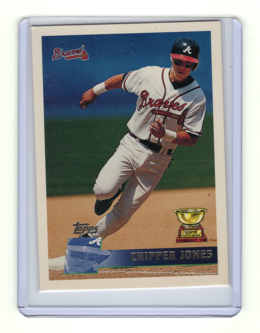 1996 Topps Chipper Jones Card Atlanta Braves #177