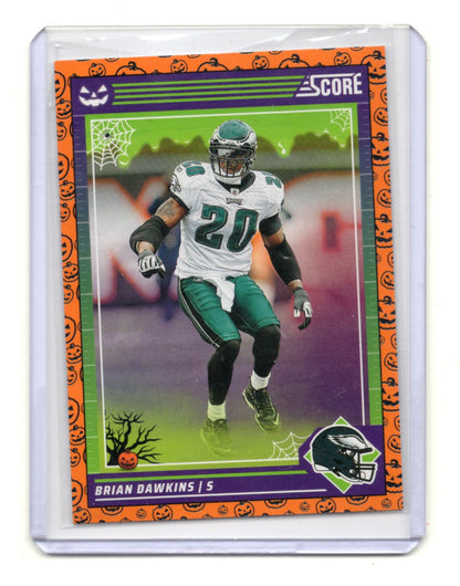 BRIAN DAWKINS #233 2024 PANINI SCORE-A-TREAT EAGLES ORANGE PUMPKINS
