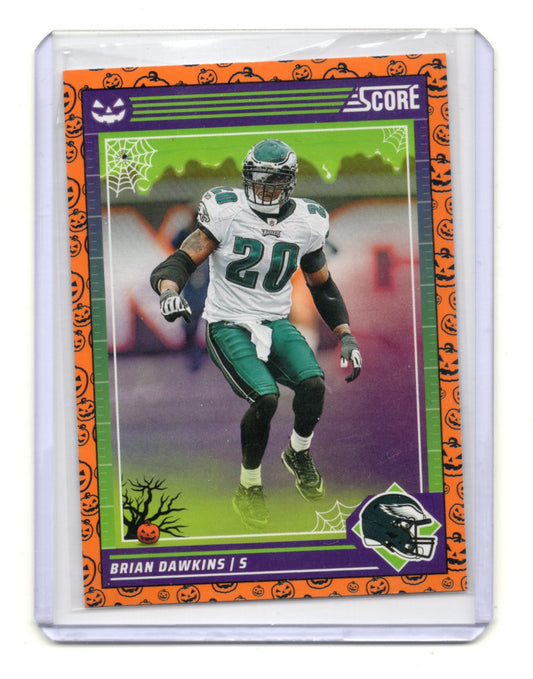 BRIAN DAWKINS #233 2024 PANINI SCORE-A-TREAT EAGLES ORANGE PUMPKINS