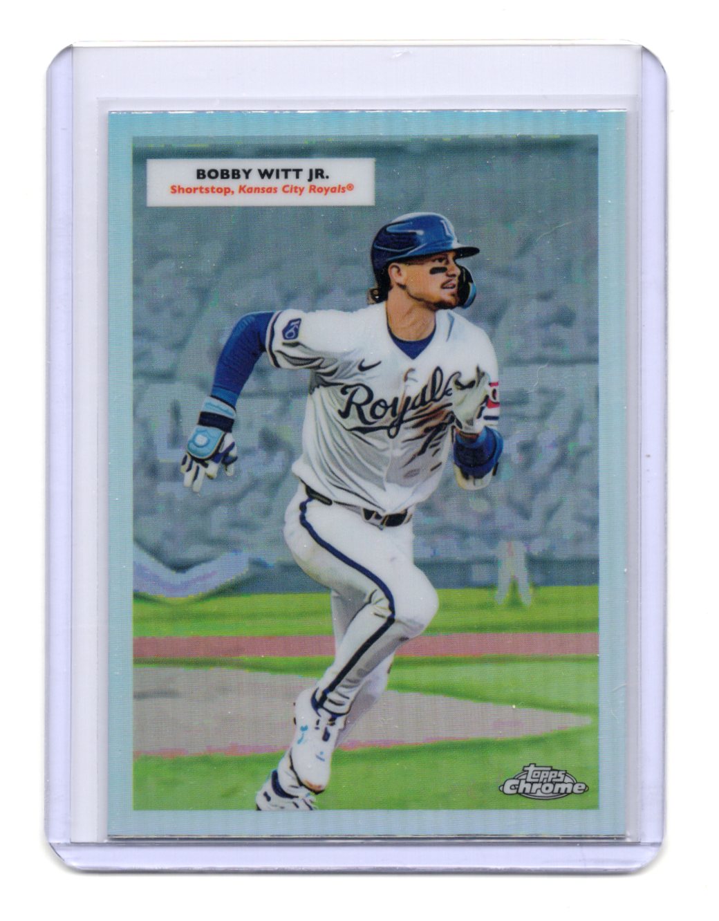 2025 Topps Chrome Platinum Bobby Witt Jr George Brett Doubleheaders #55DH-12