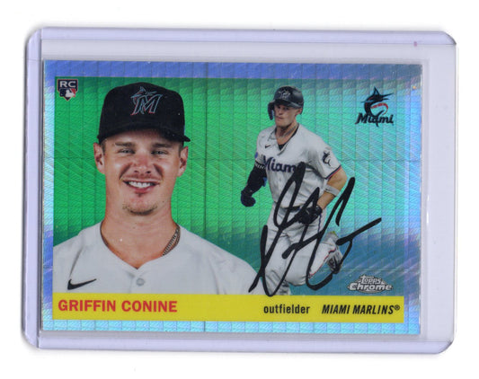 2025 Topps Chrome Platinum Griffin Conine Card Prism Refractors Rookie