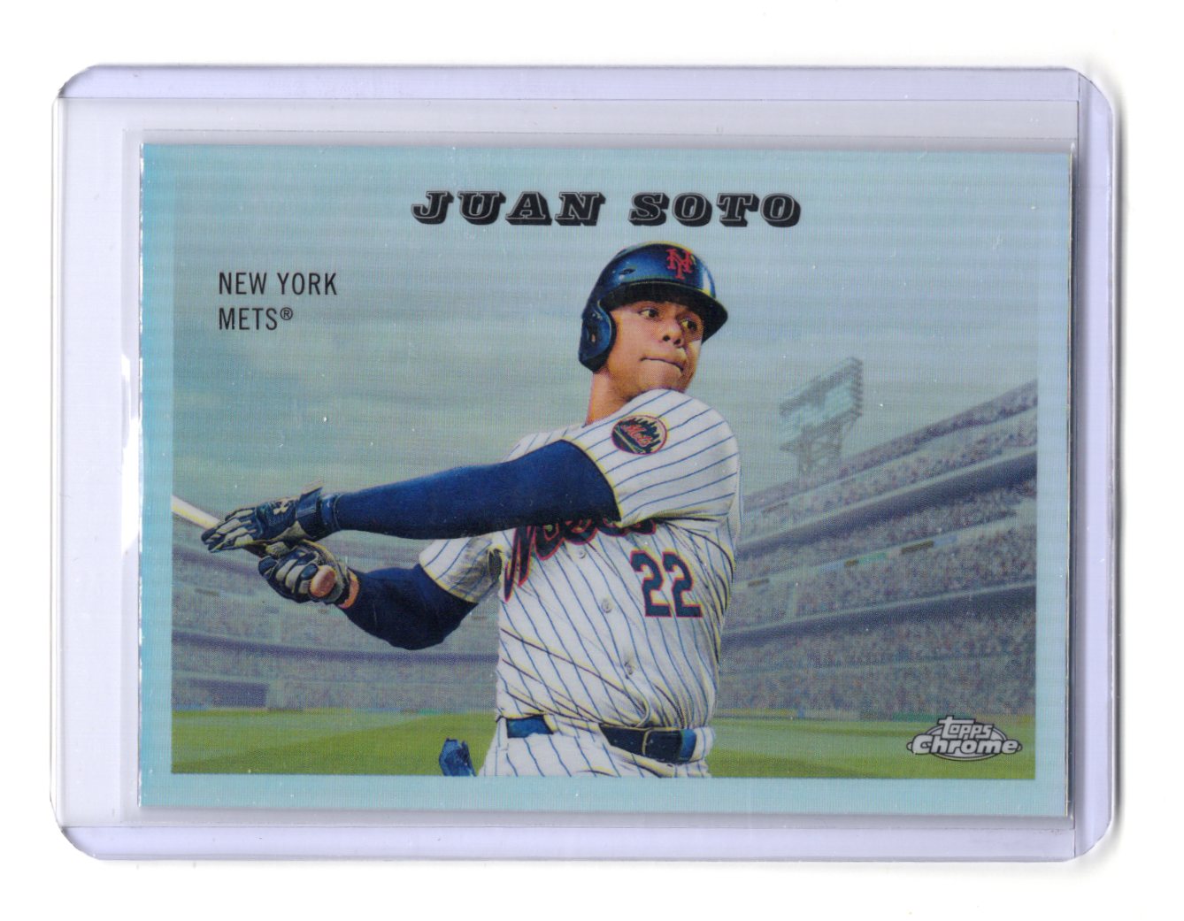 2025 Topps Chrome Platinum Juan Soto 1955 Rails and Sails Insert #55RS-1 Mets