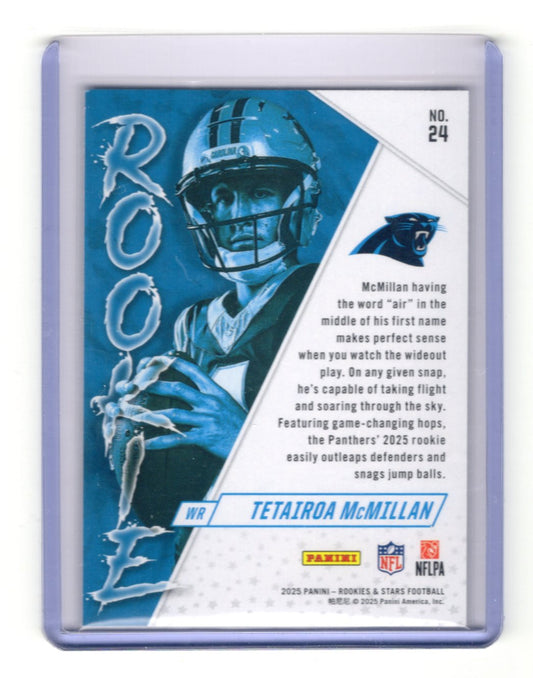 2025 Panini Rookies & Stars Tetairoa McMillan Rookie Exclusive RC #24