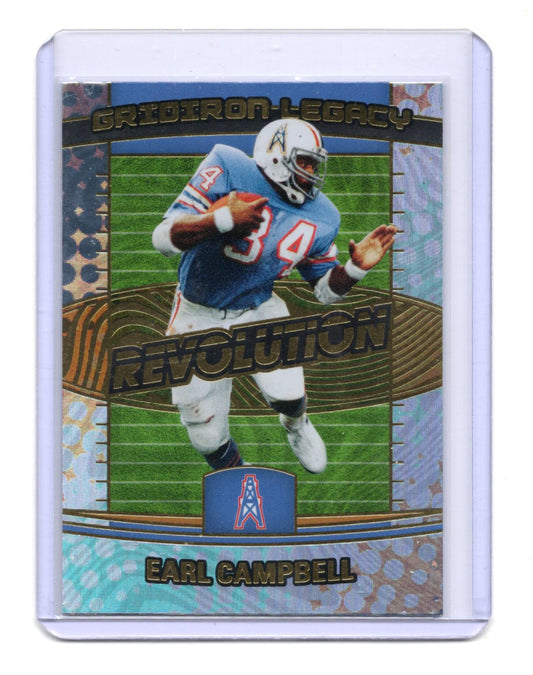2025 Panini Revolution Earl Campbell Card Gridiron Legacy Houston Oilers #2
