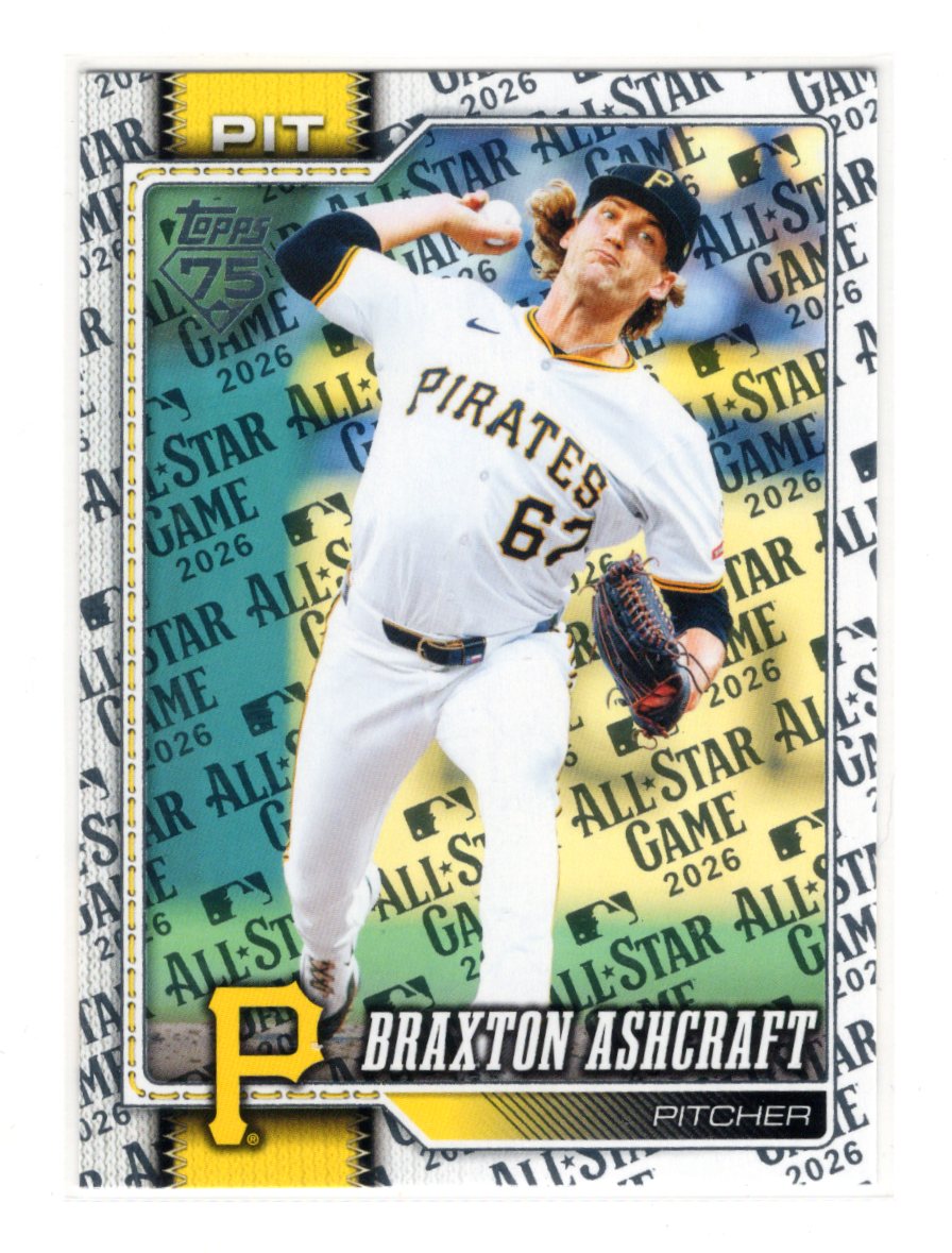 2026 Topps Series 2 Braxton Ashcraft RC #589 All Star Game Parallel Pirates