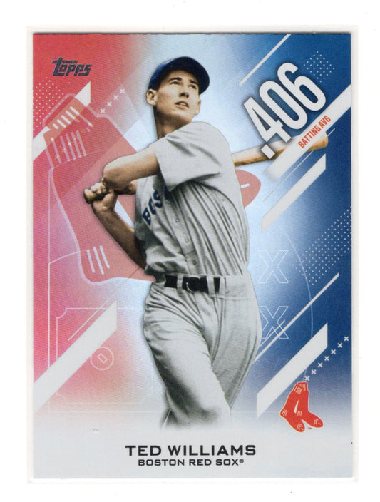 2026 Topps Ted Williams Card Crooked Numbers Boston Red Sox #CN-19