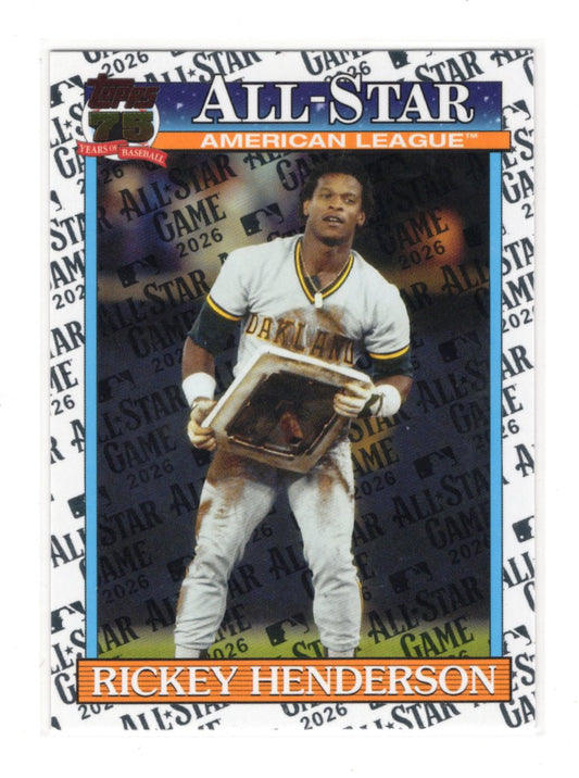 026 Topps Series 2 Rickey Henderson All-Star Game Logo Parallel  Athletics