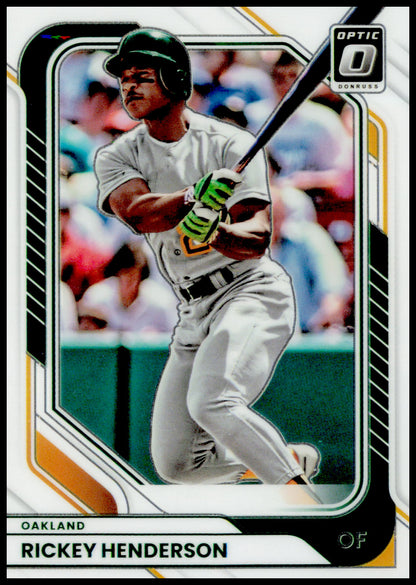 2026 Donruss Rickey Henderson Card Optic Oakland Athletics #50