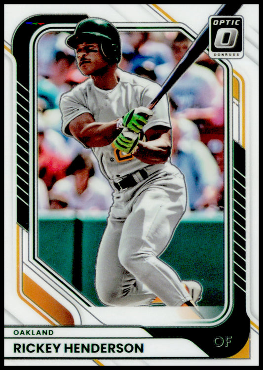 2026 Donruss Rickey Henderson Card Optic Oakland Athletics #50