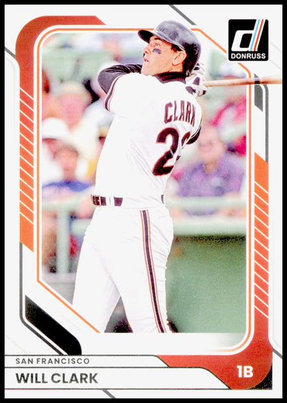 2026 Donruss Will Clark Card San Francisco Giants #74