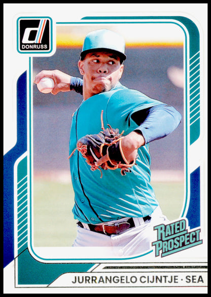 2026 Donruss Jurrangelo Cijntje Card Seattle Mariners #120