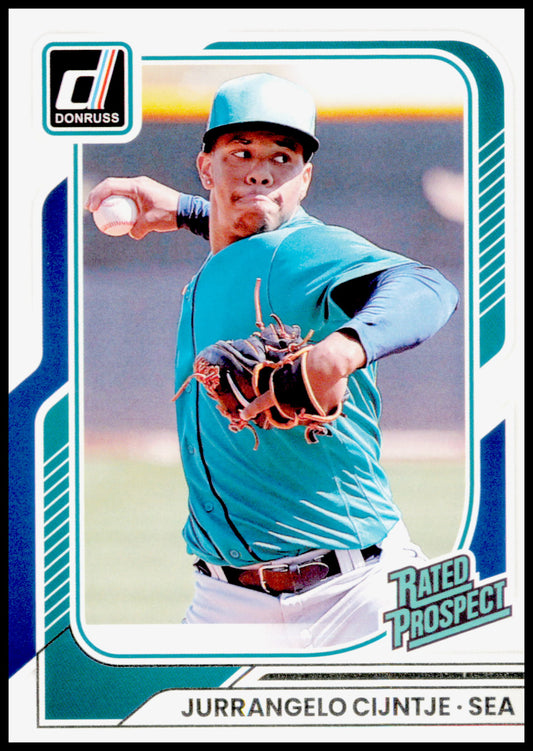 2026 Donruss Jurrangelo Cijntje Card Seattle Mariners #120