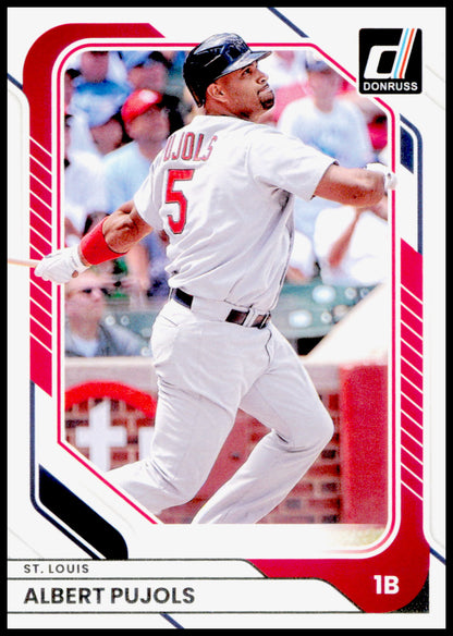 2026 Donruss Albert Pujols Card St. Louis Cardinals #68