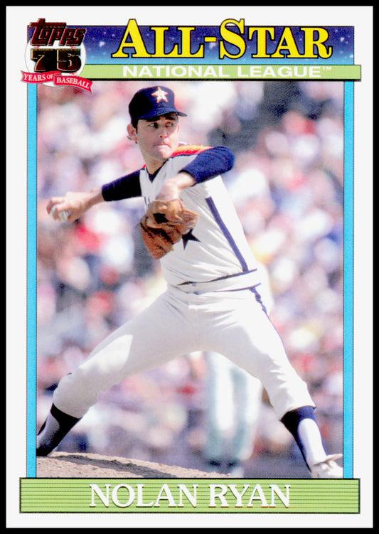 2026 Topps Nolan Ryan Card 1991 Topps Baseball 35th Anniversary All-Stars