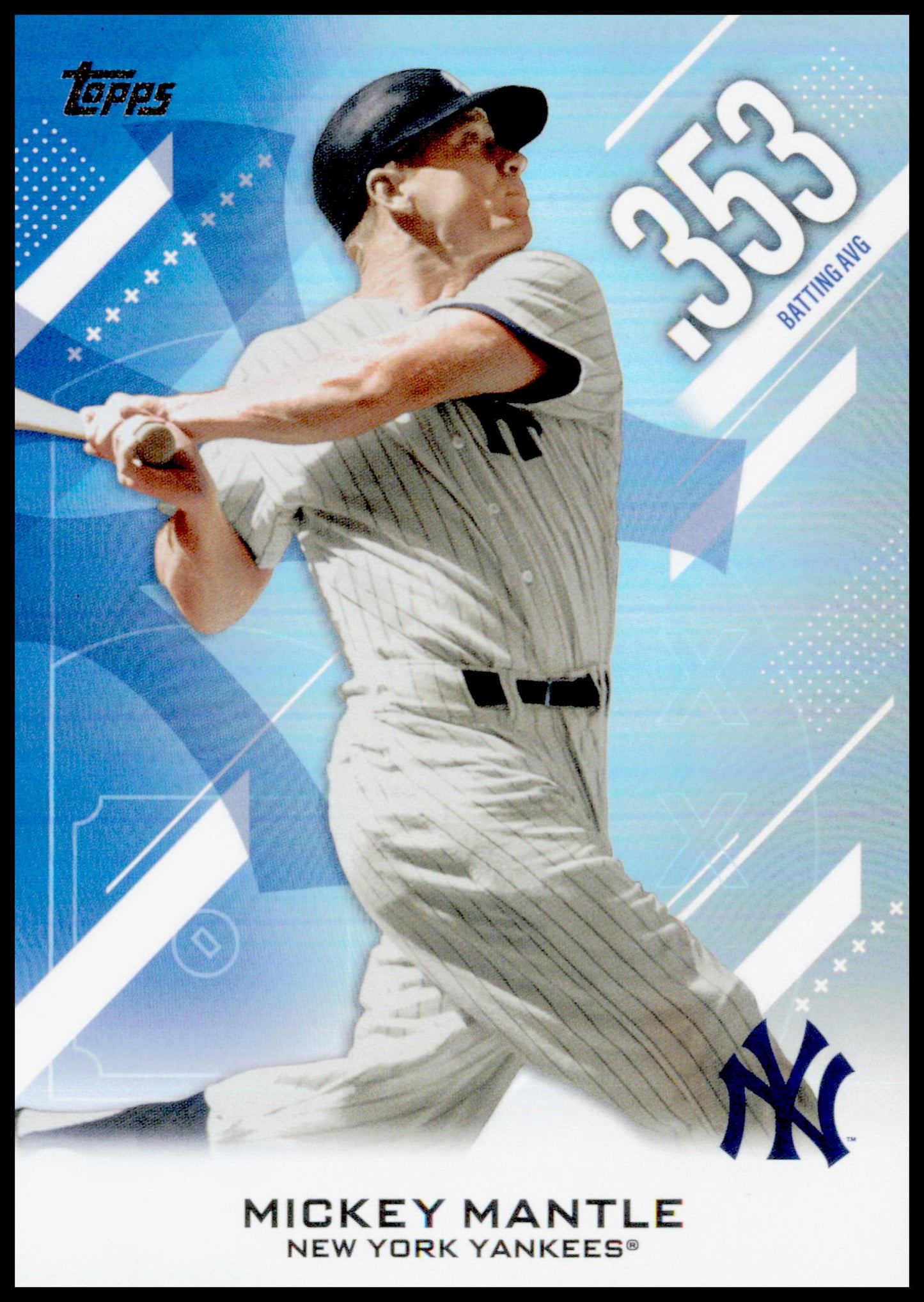 2026 Topps Mickey Mantle Card Crooked Numbers New York Yankees #CN-18