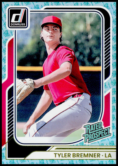 2026 Donruss Tyler Bremner Card Liberty Los Angeles Angels #177