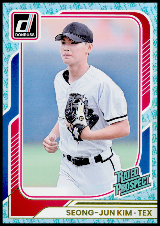 2026 Donruss Seong-Jun Kim Card Liberty Texas Rangers #152