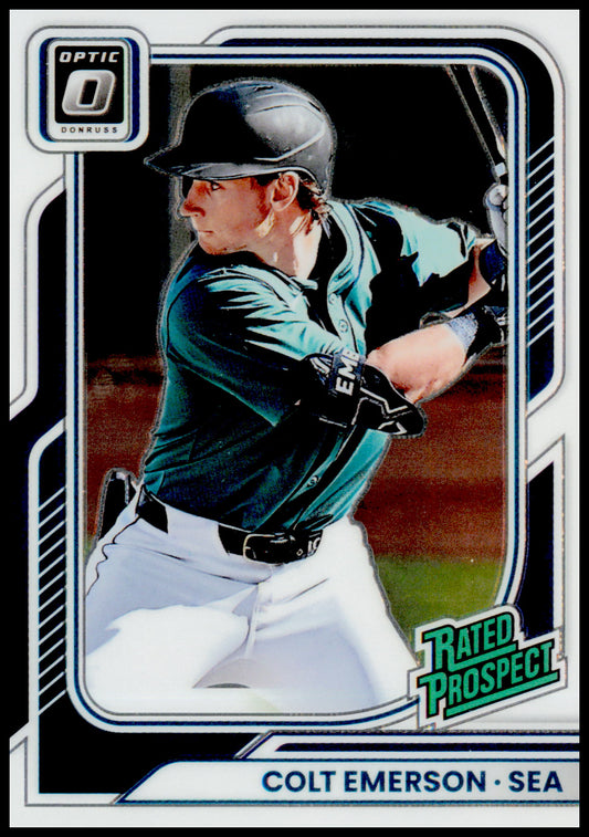 2026 Donruss Colt Emerson Card Optic Seattle Mariners #165