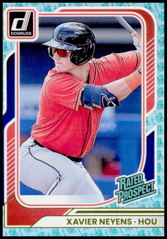 2026 Donruss Xavier Neyens Card Liberty Houston Astros #192