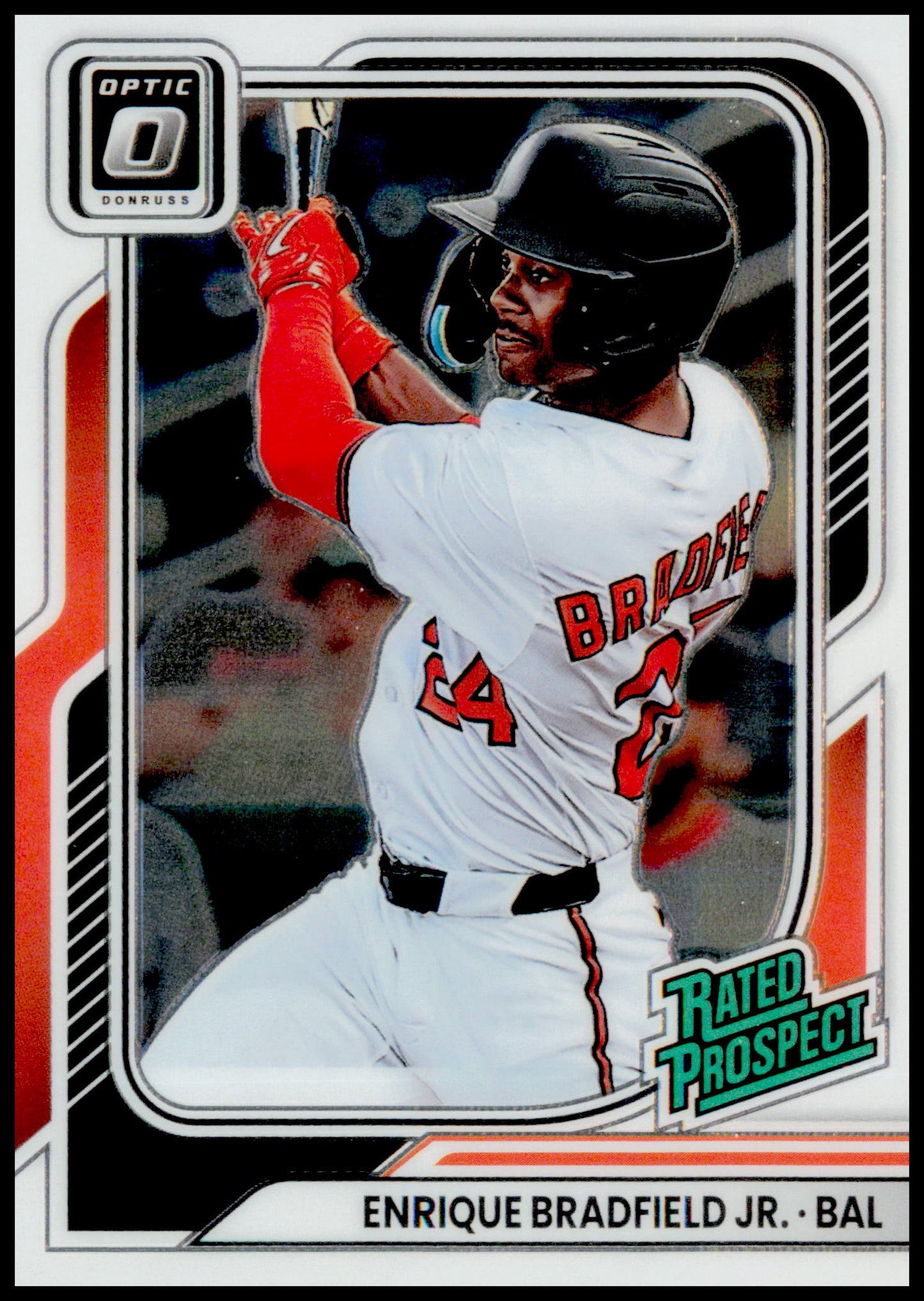 2026 Donruss Enrique Bradfield Jr. Card Optic Baltimore Orioles #147