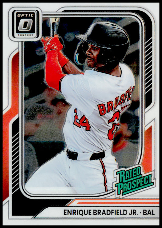 2026 Donruss Enrique Bradfield Jr. Card Optic Baltimore Orioles #147