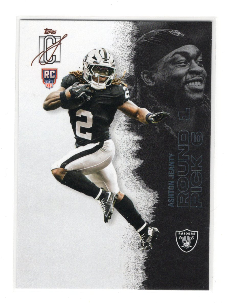2025 Topps Signature Class Ashton Jeanty Card Rookie Las Vegas Raiders #102