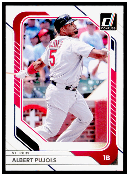 2026 Donruss Albert Pujols Card St. Louis Cardinals #68