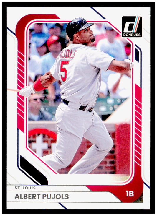 2026 Donruss Albert Pujols Card St. Louis Cardinals #68