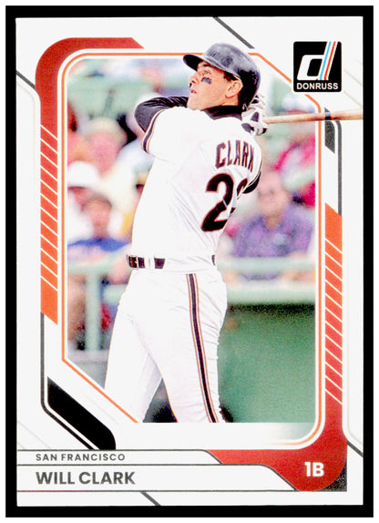 2026 Donruss Will Clark Card San Francisco Giants #74