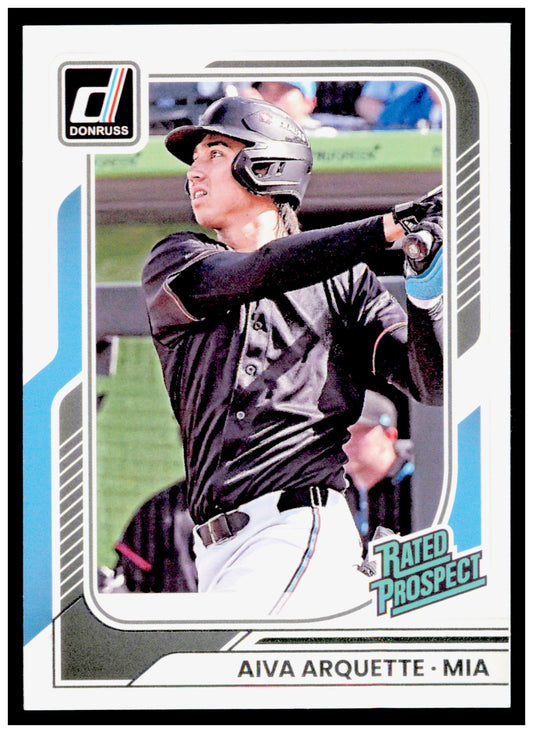 2026 Donruss Aiva Arquette Card Miami Marlins #195