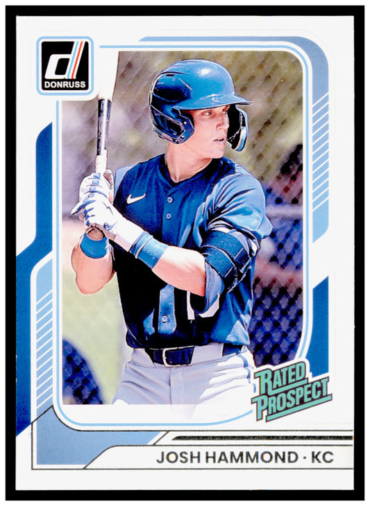 2026 Donruss Josh Hammond Card Kansas City Royals #121