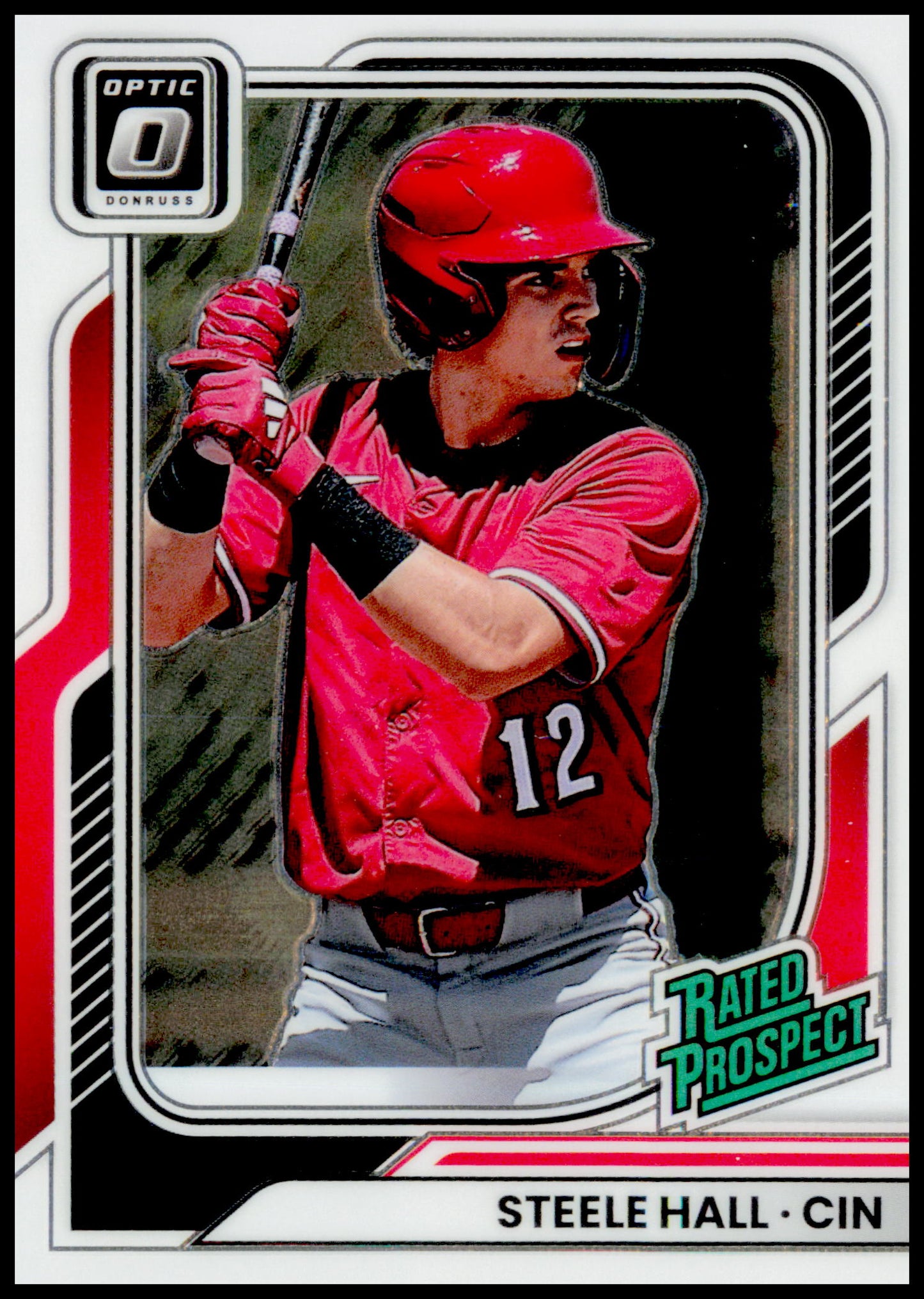 2026 Donruss Steele Hall Card Optic Cincinnati Reds #150
