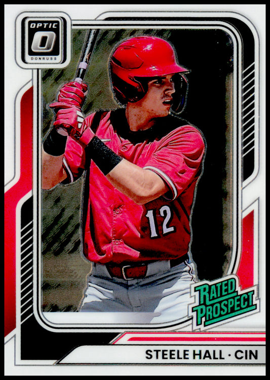 2026 Donruss Steele Hall Card Optic Cincinnati Reds #150