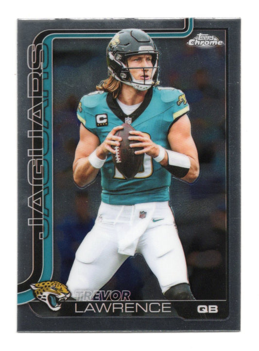 2025 Topps Chrome Trevor Lawrence Card Jacksonville Jaguars #138
